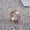 Châu Âu và Hoa Kỳ thời trang chuỗi gió titan thép mạ vàng hồng nam và nữ mẫu đôi nhẫn nhẫn chỉ số nhẫn trang sức