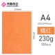 A4 230G Leather Paper Paper Orange Red 100 лист