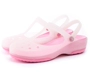 Đặc biệt cung cấp giày lỗ nữ dép mùa hè bãi biển dày có đế jelly dép đi trong vườn trượt baotou giày sandal nữ hàn quốc