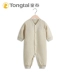 Quần áo sơ sinh một mảnh Tongtai 0-3-6 tháng Bộ đồ leo núi cho bé Mùa xuân ấm áp và mùa thu cotton cho bé Hài hòa 1 tuổi - Áo liền quần Áo liền quần