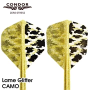 Nhật Bản gốc Condor CONDOR Lame Long lanh CAMO vuông nhỏ tích hợp lá phi tiêu vàng - Darts / Table football / Giải trí trong nhà