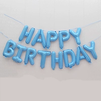 Урок Жемчужный светло -голубой британский день рождения счастливого набора дня рождения
