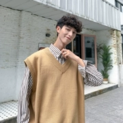 Áo len thu đông 2018 mới phiên bản Hàn Quốc theo xu hướng áo len nam, áo không tay, áo vest, áo khoác
