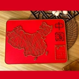 Красный школьный набор материалов, DIY, рисование линий