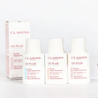 Clarins, прозрачный осветляющий солнцезащитный крем, лосьон, BB крем, SPF50, 30 мл