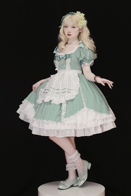 taobao agent Spring genuine dress, Lolita style, with short sleeve, Lolita OP