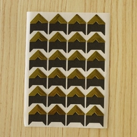 Бумага черный фон золото (24 штук)