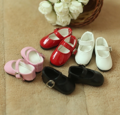 taobao agent Free shipping {butterfly dream} 6 points BJD.SD baby shoes doll casual leather shoes small shoes flat heels small leather shoes with buckle shoes