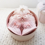 Baby Full Moon Hộp quà cho trẻ sơ sinh Bộ quần áo cotton cho bé Bộ váy công chúa dày Năm quà tặng mùa thu đông