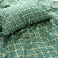 Зеленая хлопковая ткань, простыня, пододеяльник, наволочка, 2.35м, постельные принадлежности