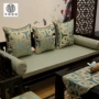 Mới của Trung Quốc gỗ gụ sofa đệm đệm gối gối vòng đệm Luohan nệm xốp gỗ rắn sofa đệm bộ thảm trải ghế gỗ cao cấp dày không trơn