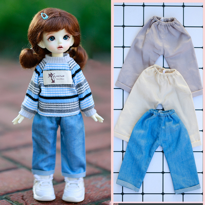 taobao agent 1/6 point bjd.yosd baby clothing accessories large six -point long trousers wild casual wide -leg pants spot