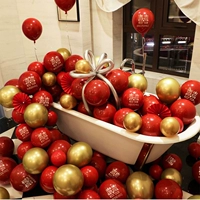 Красный круглый воздушный шар, отельное детское украшение, макет, увеличенная толщина, подарок на день рождения