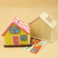 Глина, сверхлегкий пластилин, игрушка, аксессуар «домик», форма, DIY, 3D, копилка для денег
