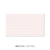 Pink Grid Plastic Countertop