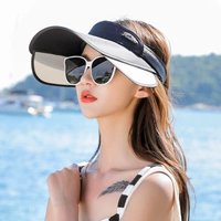 Солнцезащитная шляпа, солнцезащитный крем, пляжная шапка на солнечной энергии, защита от солнца, УФ-защита, в корейском стиле