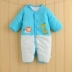 Babyiesies mùa thu mặc quần áo cotton dày người đàn ông và phụ nữ bé romper mùa đông quần áo sơ sinh clip quan ao tre em Áo liền quần