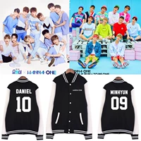 Muốn có một sự kết hợp gừng Daniel Lai Guanlin Park Zhixun với phần xung quanh nên hỗ trợ áo len đồng phục bóng chày - Thể thao sau bộ thể thao uniqlo