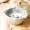 Ban đầu bùn | phim hoạt hình dễ thương vẽ tay gốm rùa bộ đồ ăn bằng bát đặt bát bằng đá thủ công kiểu Hàn Quốc - Đồ ăn tối