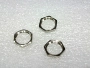 Kim loại hex nut hợp kim đồng mạ niken hex nut fastener ốc vít kính