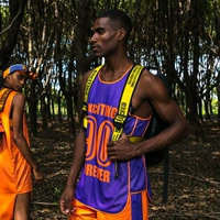 Двусторонний баскетбольный быстросохнущий дышащий оригинальный дизайнерский модный трендовый жилет для тренировок