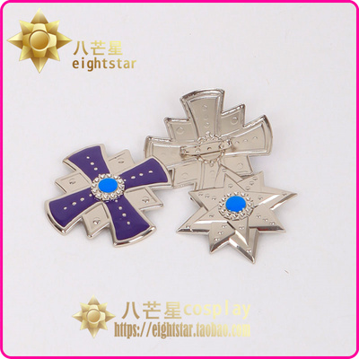 taobao agent [Eight Mangxing] [K Season 2] K is named Anna Anna Badge Metal Breast COS props