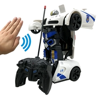 Bugatti điều khiển từ xa xe biến dạng biến dạng robot một nút điều khiển từ xa biến dạng xe sạc trẻ em mô hình xe đồ chơi đồ chơi cho trẻ 1 tuổi