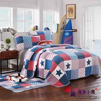 Blue Star Mỹ mùa hè bông quilting là điều hòa không khí mát là một giường nghỉ trưa bìa được bảo hiểm thanh thiếu niên - Trải giường ga giuong dep