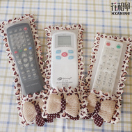 3 bộ set-top box điều khiển từ xa bộ bụi che vải bảo vệ bìa TV điều hòa không khí điều khiển từ xa điều khiển từ xa board