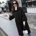 Chống mùa giải phóng mặt bằng nữ mùa thu và mùa đông áo len trong phần dài của Hàn Quốc phiên bản của lỏng hai mặt cashmere Hepburn gió áo len áo ấm Trung bình và dài Coat