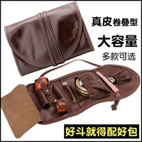 Портативная сумка с петлей на руку для путешествий, система хранения, из натуральной кожи