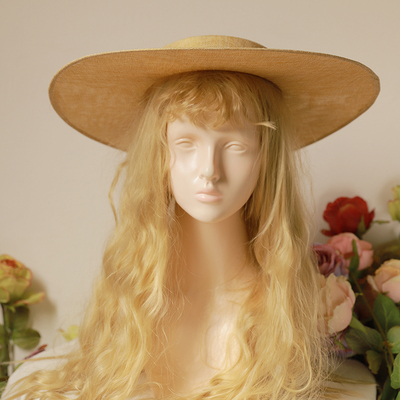 taobao agent European -style retro big eaves cucklet French oil painting wind photography photo decorative shape hat DIY handmade hat embryo