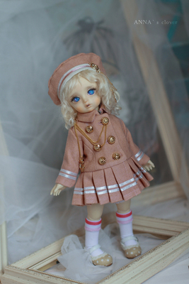 taobao agent 1/6 BJD YOSD sailor clothing in winter coat naked pink sleeves need to be customized