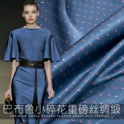 Morandi nhỏ hoa in vải lụa nặng lụa satin váy vải thun rộng 1,4m - Vải vải tự làm