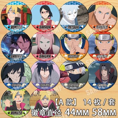 taobao agent Naruto cos Surrounding Naruto Sascup Kakashi Mu people, anime chest badge brooch A paragraph