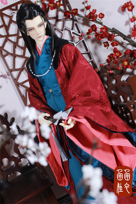 taobao agent BJD1/3 Uncle costume baby clothes, clothes, mountains and rivers, the same Wimbledon New Year's clothing