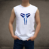 Không tay t-shirt vest nam triều mùa hè cotton lỏng thể dục thể thao bóng rổ vest vai nam giới thanh niên kích thước lớn vai rộng Áo vest cotton