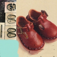 Ручная модель Pipon OB11 Little Like Leather Shoe Model Маленькая водяная обувь модель 05