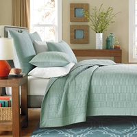 Bông satin chần bằng giường bao gồm ba bộ mùa xuân và mùa hè bông American mùa xuân và mùa hè giường quilted tờ điều hòa không khí ga giường 1m8 x 2m