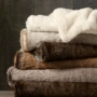Châu âu mùa đông dày sang trọng chăn giả lông chăn sofa chăn Bắc Âu mô hình phòng điều hòa không khí chăn giải trí chăn chăn nỉ văn phòng