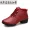 Mùa thu và mùa đông Giày khiêu vũ vuông mới với đế mềm của phụ nữ Giày khiêu vũ cao màu đỏ Giày đế mềm đế mềm - Khiêu vũ / Thể dục nhịp điệu / Thể dục dụng cụ