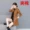 Mùa xuân 2019 mới Hained lady leather leather size lớn Phiên bản Hàn Quốc của bộ đồ da thon gọn phù hợp với áo khoác dài - Quần áo da áo da nữ dáng dài