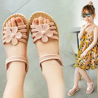 Летние детские сандалии, нескользящая пляжная детская обувь для принцессы, подходит для подростков, мягкая подошва