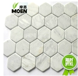 Европейская стиль джаз байксиао каменный мозаика натуральная мраморная кара белая плитка на пол