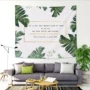 Bắc Âu INS Green Plant Banana Leaf Trang trí tường Tấm thảm treo tường Khăn trải bàn Nền vải sống Phân vùng treo rèm thảm treo tường bản đồ 