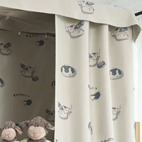 Ký túc xá sinh viên thỏ Jun dưới bóng râm giường ngủ phòng ngủ curtains rèm cửa dày công chúa thoáng khí 	rèm che giường ký túc xá	