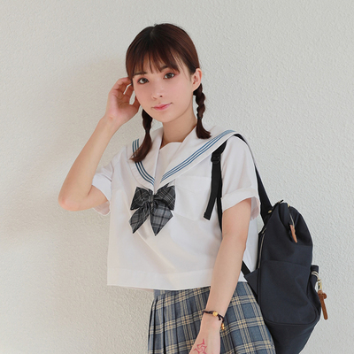 taobao agent [Story of the Dou Dou] Three Kansai plackets junction JK uniform original genuine sweet girl summer service