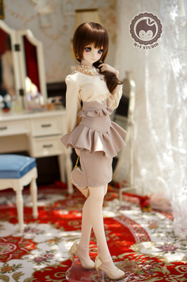taobao agent [Meow House] Lady Japanese autumn and winter lady daily mature sexy 3 points BJD DD SD1/3 spot baby clothes