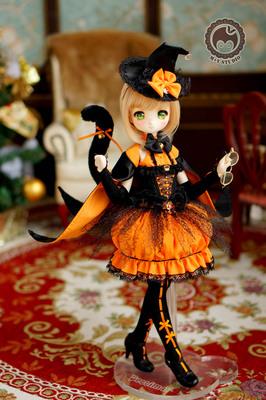 taobao agent 2019 Halloween-Moon Night Black Cat 4-point MDD festival limited set baby clothing open warehouse
