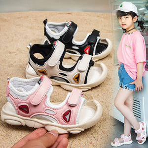 2020夏季新款婴幼儿凉鞋男童沙滩鞋小学生软底女孩包头儿童凉鞋子